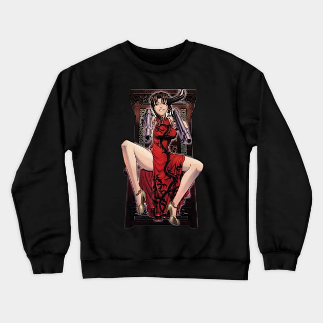 Revy Cheongsam Crewneck Sweatshirt by RevyTwoHands